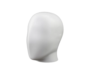 Elementrix pánská hlava figuriny plast bílá mat