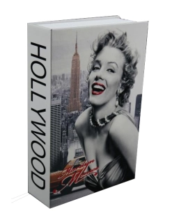 Trezor, pokladnička, kniha Marilyn 240x160x60mm