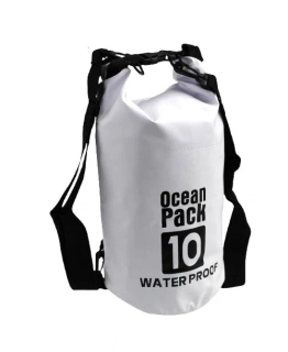 Ocean Pack, vodotěsný vak 10L bílý