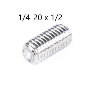Šroub (červík) se závitem 1/4″-20 x 1/2 inch