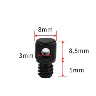Závit s čepem a dírou 3mm hliník